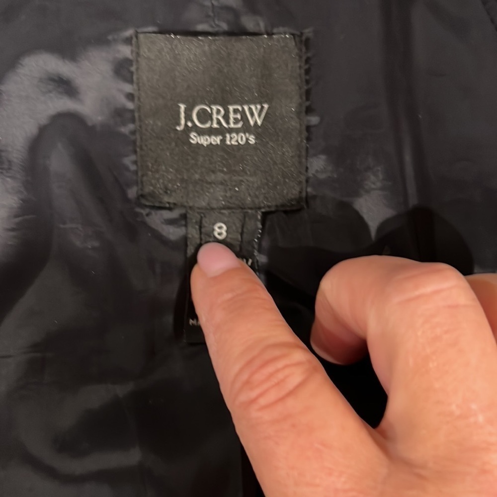 J. Crew Navy skirt suit super 120’s wool - Picture 6 of 13